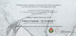 Inaugurazione Mostra permanente sul vetro